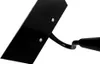 A close-up shot of a black garden hoe with a black handle, isolated on a white background. Produktbild-Vorschau