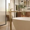 Rubinetto Per Vasca Freestanding REA Js-F7037Bg Brush Gold Anteprima dell’immagine prodotto 4