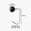 kwmobile 2x Tisch Handtaschenhalter Haken - Antirutsch Produktbild-Vorschau 5