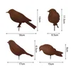 Rost Vogel Gartendeko für Draußen Herbstdeko Outdoor, Produktbild-Vorschau 2