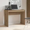 vidaXL Artisan dubový stôl 90x40x72 cm materiál na báze Náhľad obrázku produktu 1