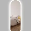HOMCOM Großer Wandspiegel 120 x 40 cm mit LED-Beleuchtung, Produktbild-Vorschau 1