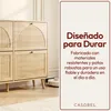 CASABEL Zapatero 4 Puertas Abatibles, Estilo Retro, Madera Vista previa de la imagen del producto 7