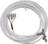 A coiled white cable with a connector block and a small grey sensor attached to one end, shown against a white background. Produktbild-Vorschau