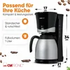 CLATRONIC 263991 KA 3327 Kaffeemaschine schwarz, 8-10 Náhľad obrázku produktu 5