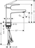 Hansgrohe Metropol, Waschbecken, Chrom Produktbild-Vorschau 2