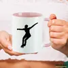 Huuraa Kaffeetasse Eiskunstlauf Silhouette 330ml Rosa Produktbild-Vorschau 3