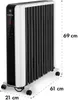 Klarstein Radiateur Electrique Mobile, Radiateur à Bain Voir les images du produit 10