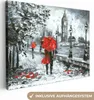 MuchoWow® - Leinwandbilder - Gemälde - Regenschirm - Öl, Produktbild-Vorschau 1