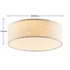 Lindby LED-Deckenlampe Ellamina, 40 cm, weiß, Textil Produktbild-Vorschau 6