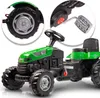 MalPlay Veľký traktor s prívesom XXL pedálové vozidlo Náhľad obrázku produktu 3