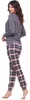 Merry Style Damen Schlafanzug Zweiteiler Pyjama lang bunt Produktbild-Vorschau 2