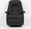 WELCON®ErgoSVING Relaxsessel Echtleder schwarz Produktbild-Vorschau 1