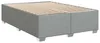vidaXL Lit boxspring avec matelas gris clair 140 x 200 cm Voir les images du produit 5
