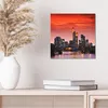 DEQORI Hybrid Leinwand Bild 30x30 cm 'Frankfurt im Produktbild-Vorschau 4