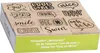 HEYDA 204888682 Stempel-Set Wortspiele 12 x 10 x 3 cm Holz Produktbild-Vorschau 1