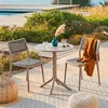 Garten Essgruppe mit Tisch Ø60 cm und 2 stapelbaren Stühlen Produktbild-Vorschau 2