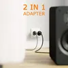 AIORBER 2er Set steckdosenadapter 2fach, Vertikal Produktbild-Vorschau 2