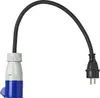 Kabel przejściowy 40cm od wtyczki Schuko do CEE Podgląd zdjęcia produktu 3
