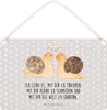 Mr. & Mrs. Panda Schild Schnecken Liebe DIN A5 - Grau Produktbild-Vorschau 1