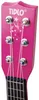 Tidlo Holz Gitarre rosa Blumen Kindergitarre Musikspielzeug Produktbild-Vorschau 2