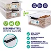 DEUBA® Aufbewahrungsboxen 4 x 30l mit Deckel und Rollen, Produktbild-Vorschau 3