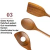 Kochlöffel Set Holz 3er Set, Küchenhelfer aus Akazienholz Produktbild-Vorschau 6