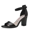 Tamaris Femmes Sandalettes en cuir talon fermé 1-28326-42, Voir les images du produit 1