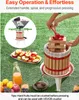SucceBuy Pressa manuale per frutta 12L con cesto in legno Anteprima dell’immagine prodotto 4
