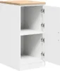 vidaXL Armoire de rangement pour garage Blanc 40x51x85 cm Voir les images du produit 4