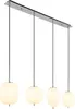 Globo Lighting Hängeleuchte Metall Nickel matt, 4x E14 Produktbild-Vorschau 1