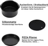 MONZANA® Heißluftfritteuse Zubehör 8tlg. Fritteuse Set Produktbild-Vorschau 3