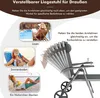 GOPLUS Liegestuhl Outdoor, klappbare Sonnenliege mit 2 Produktbild-Vorschau 3