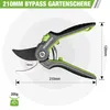Zahradní nůžky WORKPRO Bypass 210 mm, profesionální nůžky Náhled obrázku produktu 2