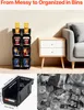 VEVOR Stapelboxen, 276x140x130 mm (verpakking van 8), Productafbeelding-voorbeeld 4