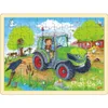 GOKI Holz Traktor Puzzle 96 Teile Produktbild-Vorschau 1