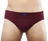 BRUBAKER Lot de 7 slips hommes 100% coton Bordeaux Rouge Voir les images du produit 3