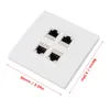 Piastra a parete Ethernet Cat 6, da presa a presa a 4 Anteprima dell’immagine prodotto 4