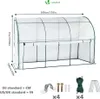 VOUNOT® Gewächshaus Foliengewächshaus, Anlehngewächshaus Produktbild-Vorschau 3