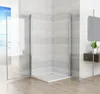 MIQU Duschkabine 80x80x195 cm Dusche Duschwand 180° Produktbild-Vorschau 2
