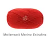 Lana Grossa - Meilenweit 100g Merino Extrafine uni 2408 rot Produktbild-Vorschau 2