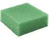 A green foam cube with a porous texture, likely a filter or cleaning sponge. Produktbild-Vorschau