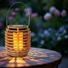 Solar Mini Leuchte in Rattan Optik 11 x 10 cm - 2er Set - Produktbild-Vorschau 6