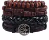 HEREN: Lederen armband, SET van ECO-LEER, 4-delig, Productafbeelding-voorbeeld 1