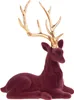 Rentier Velours Dekorative Figur Für Weihnachten Produktbild-Vorschau 2