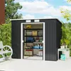 Outsunny Metall Gerätehaus 2,42 m², Geräteschuppen mit Produktbild-Vorschau 2