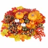 set de décoration d'automne de 162 pièces - feuilles Voir les images du produit 1