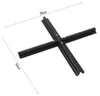 Livingandhome Kreuzfuß für Garten & Terrasse – Sichere Produktbild-Vorschau 6