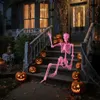 COSTWAY 160cm szkielet na Halloween, szkielety z ruchomymi Podgląd zdjęcia produktu 2
