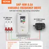 Inverter VEVOR VFD 5 PS, 4 kW, 8,5 A, ingresso 380 V a Anteprima dell’immagine prodotto 2
